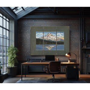 Mt Hood From Lost Lake Oregon Alt 11225 Ft'1 — vintage wall art by Bella Frye