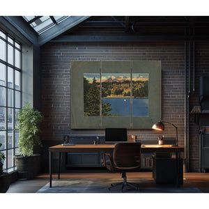 Todd Lake And Broken Top Near Bend Oregon — vintage wall art by Bella Frye