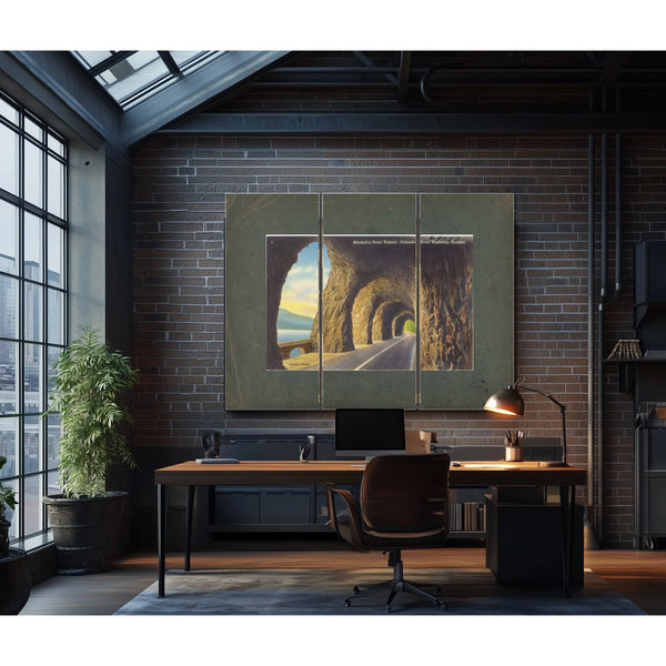 Mitchell's Point Tunnel Columbia River Highway Oregon — vintage wall art by Bella Frye
