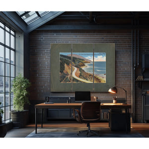 The Oregon Coast Highway On The Shores Of The Pacific — vintage wall art by Bella Frye