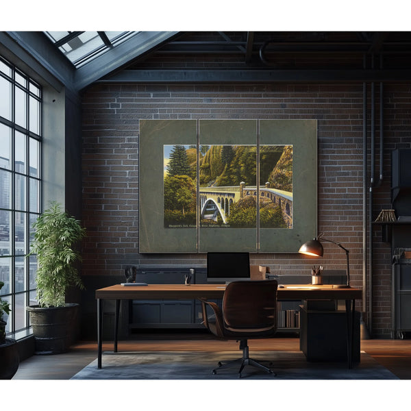 Shepperd's Dell Columbia River Highway Oregon'1 — vintage wall art by Bella Frye