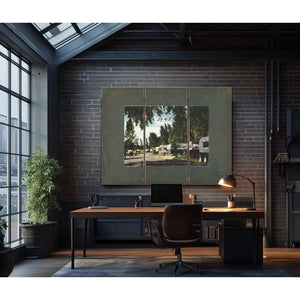 Portland Trailer Court On Us 99 Portland Ore — vintage wall art by Bella Frye