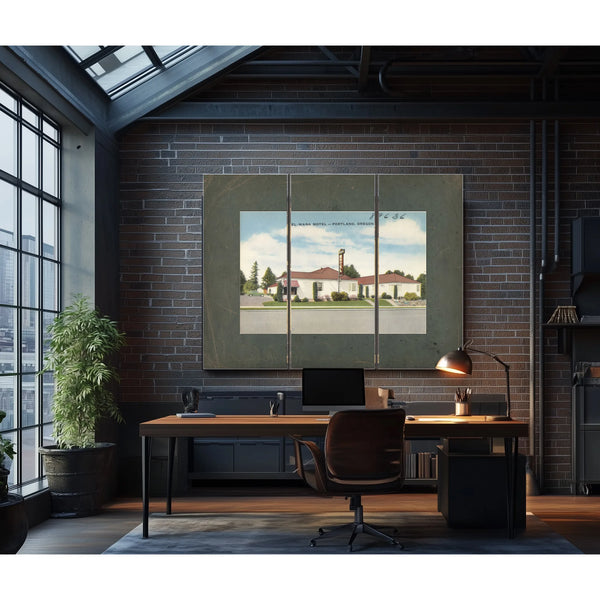 Mel Wana Motel Portland Oregon — vintage wall art by Bella Frye
