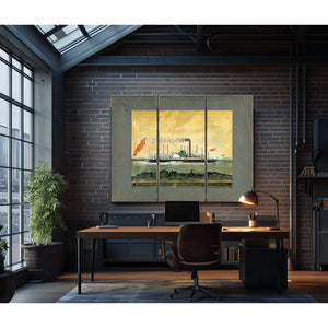 Steamboat Lexington The Fastest Boat That Ever Sailed — Framed Wall Art Room View | Bella Frye
