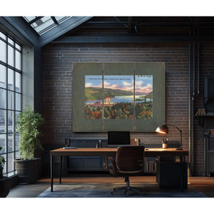 Crown Point And Vista House Columbia River Highway Oregon — vintage wall art by Bella Frye