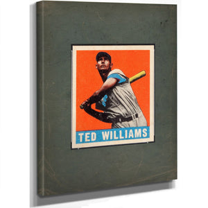 Leaf Ted Williams — Stretched Canvas Print | Bella Frye