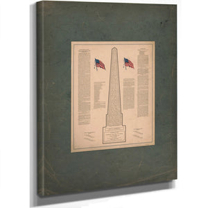 Commemorate the Services of Irish American Valor Loyalty and Devotion 1891 — Stretched Canvas Print | Bella Frye