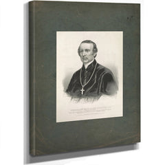 The Most Rev John Hughes Dd_ First Archbishop of New York 1864 — Stretched Canvas Print | Bella Frye