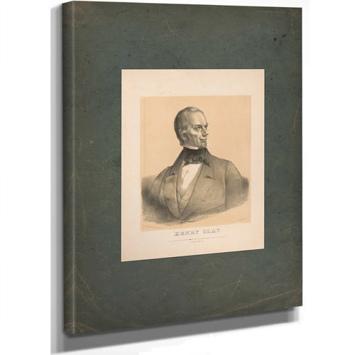 Henry Clay 1844 — Stretched Canvas Print | Bella Frye