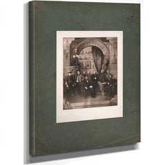 President Abraham Lincoln and His Generals 1884 — Stretched Canvas Print | Bella Frye