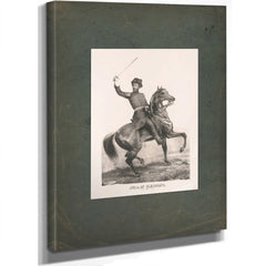 John Alexander Mcclernand Brigadier General Usa 1862 — Stretched Canvas Print | Bella Frye