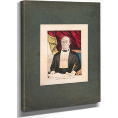 General Lewis Cass 1846 — Stretched Canvas Print | Bella Frye