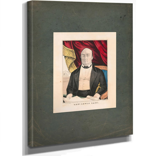 General Lewis Cass 1846 — Stretched Canvas Print | Bella Frye