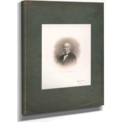 Horace Greeley 1865 — Stretched Canvas Print | Bella Frye
