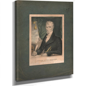 William Henry Harrison_ Ninth President of the United States 1835 1856 — Stretched Canvas Print | Bella Frye