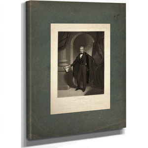 James Knox Polk President of the United States 1845 — Stretched Canvas Print | Bella Frye