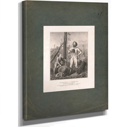 Pioneers of America Westward the Star of Empire Takes Its Way 1897 — Stretched Canvas Print | Bella Frye
