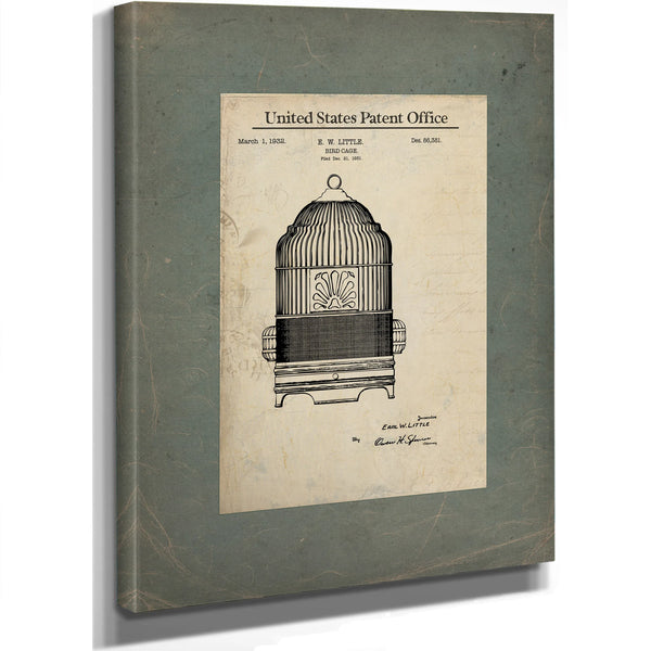 The Gilded Prison — 1932 Patent Archive — Framed Wall Art Room View | Bella Frye