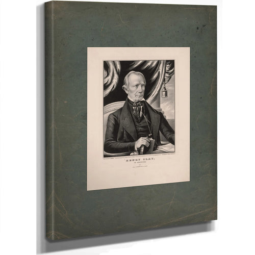 Henry Clay of Kentucky 1848 — Stretched Canvas Print | Bella Frye