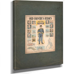 Our Countrys Heros 1899 — Stretched Canvas Print | Bella Frye