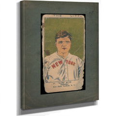 W515 Strip Card Babe Ruth — Stretched Canvas Print | Bella Frye