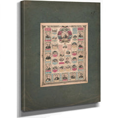 The Presidents of the United States 1864 — Stretched Canvas Print | Bella Frye