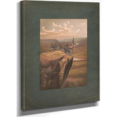 Union Soldiers at Point Lookout Tennessee 1863 188 1 — Stretched Canvas Print | Bella Frye