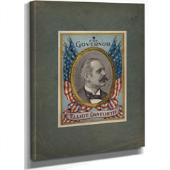 For Governor Elliot Danforth 1898 — Stretched Canvas Print | Bella Frye