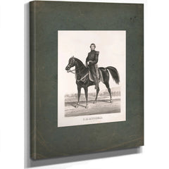Ormsby Macknight Mitchel Brigadier General Usa 1861 — Stretched Canvas Print | Bella Frye