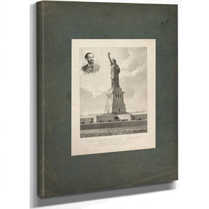 The Bartholdi Statuebedloes Island New York Harborpresented to the United States by Citizens of France 1886 — Stretched Canva
