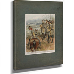 Gen Robert E Lee at Fredericksburg Dec 13 1862 19 — Stretched Canvas Print | Bella Frye