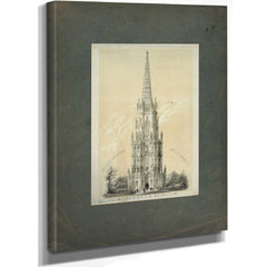 Washington Monument 1844 — Stretched Canvas Print | Bella Frye