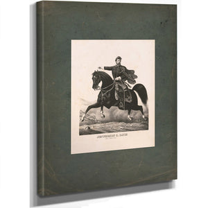 Jefferson Columbus Davis 19th Century — Stretched Canvas Print | Bella Frye