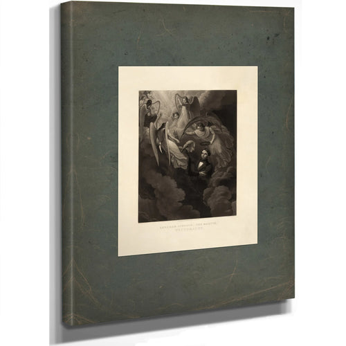 Abraham Lincoln the Martyr Victorious 1866 — Stretched Canvas Print | Bella Frye