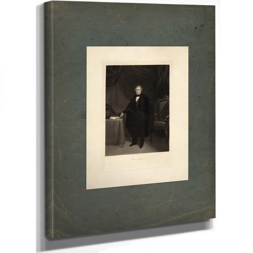 Millard Fillmore 185 1853 — Stretched Canvas Print | Bella Frye