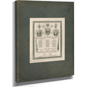 Equality for All Men Before the Law 1877 — Stretched Canvas Print | Bella Frye