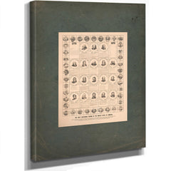 The First Centennial Record of the United States of America 1876 — Stretched Canvas Print | Bella Frye