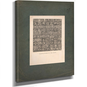 Illustrations of the Mass 1874 — Stretched Canvas Print | Bella Frye