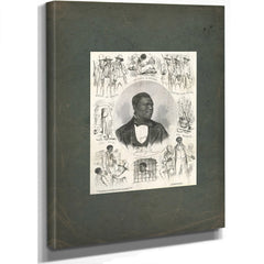 Anthony Burns 1855 — Stretched Canvas Print | Bella Frye
