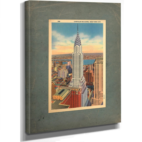 Chrysler — Stretched Canvas Print | Bella Frye
