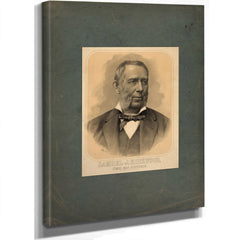 Samuel J Kirkwood Iowas War Governor 1895 — Stretched Canvas Print | Bella Frye