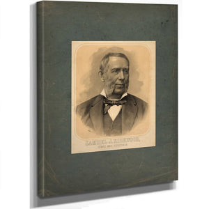 Samuel J Kirkwood Iowas War Governor 1895 — Stretched Canvas Print | Bella Frye