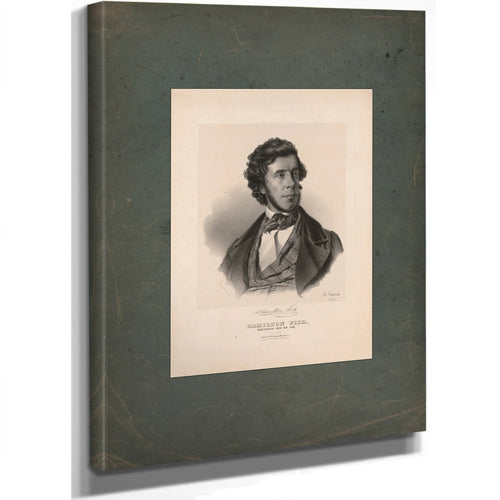 Hamilton Fish Representative From New York 1844 — Stretched Canvas Print | Bella Frye