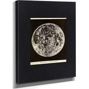 The Expired Planet Victorian Lunar Death Portrait — Stretched Canvas Print | Bella Frye