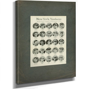 St Louis Cardinals World Series Scrapbook 1926 Dpla F522 — Stretched Canvas Print | Bella Frye