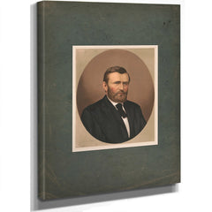 Grant in Citizens Clothes 1868 — Stretched Canvas Print | Bella Frye
