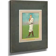 Christy Mathewson New York Giants Baseball Card Portrait 23f274 — Stretched Canvas Print | Bella Frye