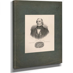Commodore Charles Stewart 1841 — Stretched Canvas Print | Bella Frye