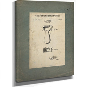 The Cattlemans Brand Divekey Livestock Tattoo Marker Patent — Stretched Canvas Print | Bella Frye