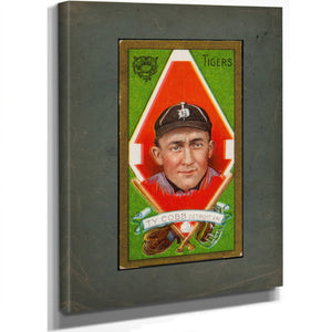 T25 Piedmont Ty Cobb 615f9 — Stretched Canvas Print | Bella Frye